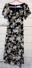Ali & Jay Los Angeles Size Small Dress With Back Cut Out Floral Print