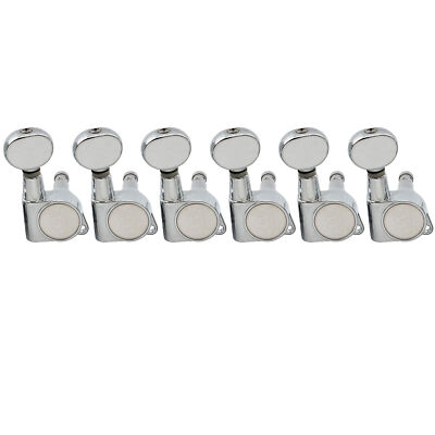 Wilkinson Chrome 6 Inline E-Z-LOK Guitar Machine Head Tuning For Fender Guitar