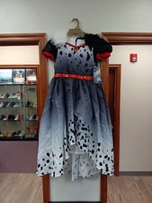 NWT Disguise Disney Villains Cruella De Vil Size M 8-10 Prestige Child s Costume
