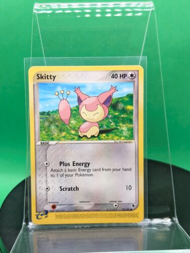 Skitty 70/109 EX Rubin & Saphir Common 2003 Englisch Pokemon Nintendo