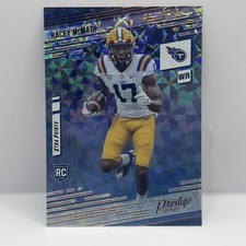 2021 Panini Prestige Football Racey McMath RC #293 Hyper Tennessee Titans