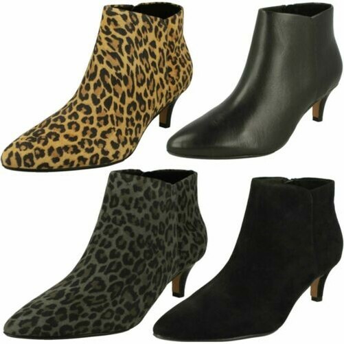 clarks animal print boots