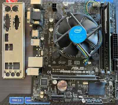Bundle Motherboard ASUS, CPU i3-9100f stock cooler and 8GB Ram