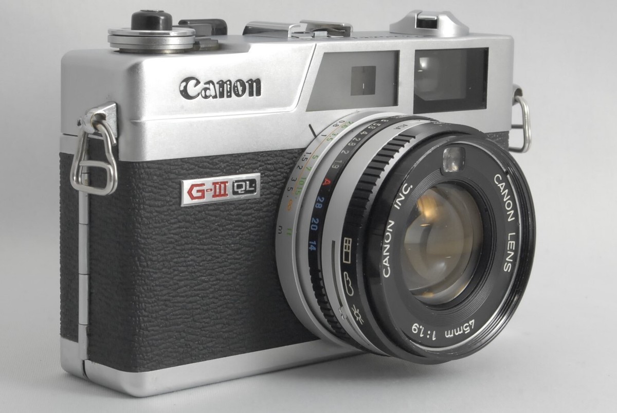 フィルムカメラ Canon Canonet QL19 GIII Compact Camera Canon Canonet QL19 Giii G-iii JAPAN [For parts] Free