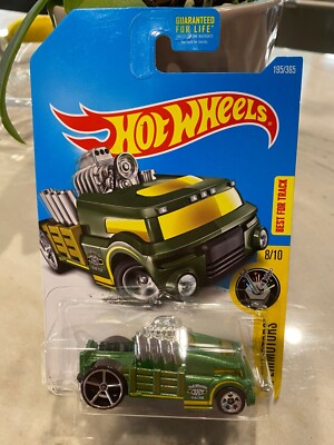 Hot Wheels 2017 #195 Crate Racer Grün Experimotors 8/10
