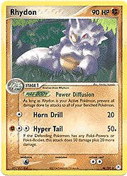 Pokemon EX Hidden Legends  46/101 Rhydon Card