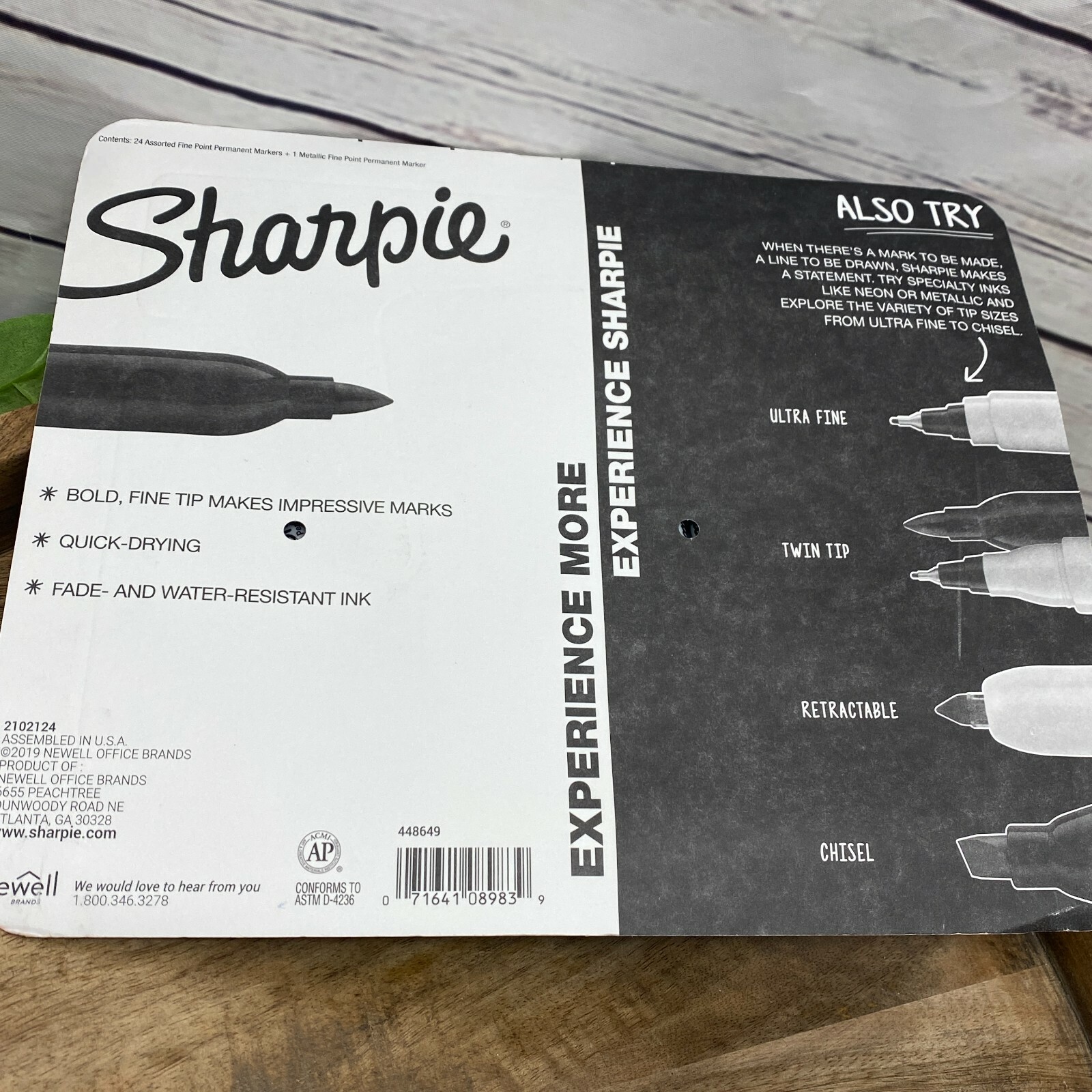 Sharpie Mini Permanent Markers 24 Fine Point Color 1 Metallic Artist 25 Count