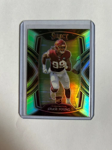2020 Select Chase Young Club Level Silver Prizm Rookie RC #264