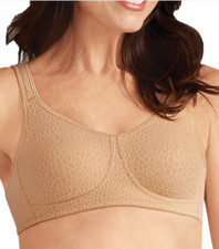 Amoena 36A Mona Wire Free Mastectomy Bra 0591 / 0614 NWOT Cognac
