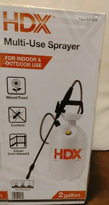 NEW HDX Pump Sprayer Mister Adjustable Spray Tip Wide Handle 2 Gallon HDPE  | eBay