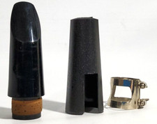 Generic Hard Rubber Plastic Bb Clarinet Mouthpiece Cap Ligature