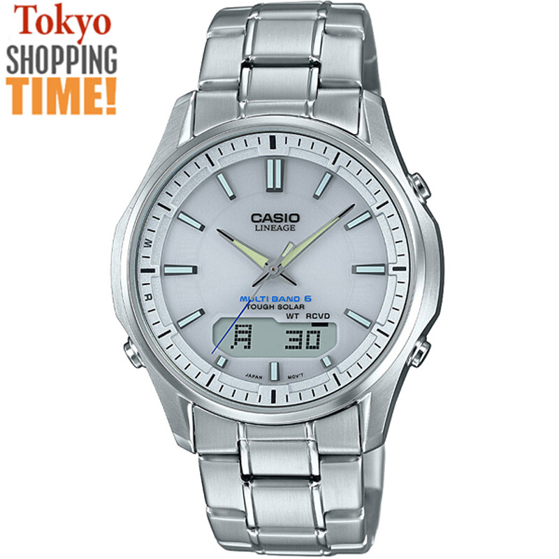 CASIO LINEAGE 金属ベルト 時計 CASIO LINEAGE LCW-M100TSE-1A2JF Titanium Solar Atomic Radio