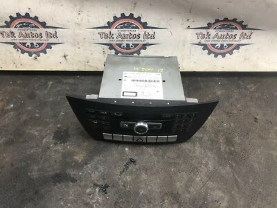 2012 MERCEDES C CLASS C220 W204 RADIO CD PLAYER RADIO HEAD UNIT A2049005410 - Image 1 of 4