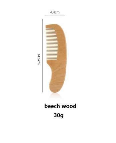 Customize Logo-Beech wood baby hair care brush woolen brush wooden comb massage - Picture 8 of 12