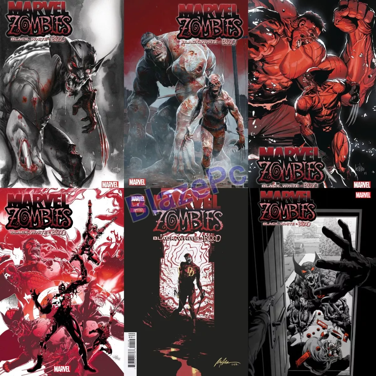 Marvel Zombies: Black, White & Blood (2023) #1 (Variant), Comic Issues