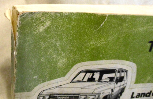 Toyota Land Cruiser 1988 Repair Manual (PB) (SKU# 4527) - Picture 3 of 7