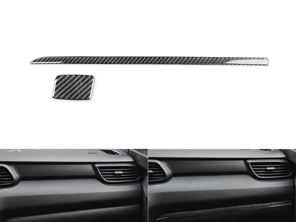 Kits de embellecedores de tablero interiores de fibra de carbono real de 48 piezas para Hyundai Veloster JS N 19-22 Foto 4 de 4