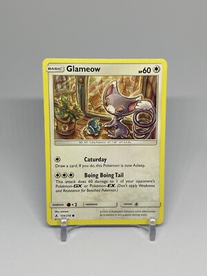 pokemon glameow card Pokmon TCG Glameow Unbroken Bonds 159/214 Regular Common