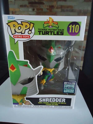 Funko Pop 110: power rangers x Ninja Turtles Shredder Funkon 2022 - Photo 1/4