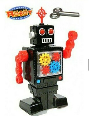 Toy Gear Robot 4D Puzzle DIY walking Wind-up robot