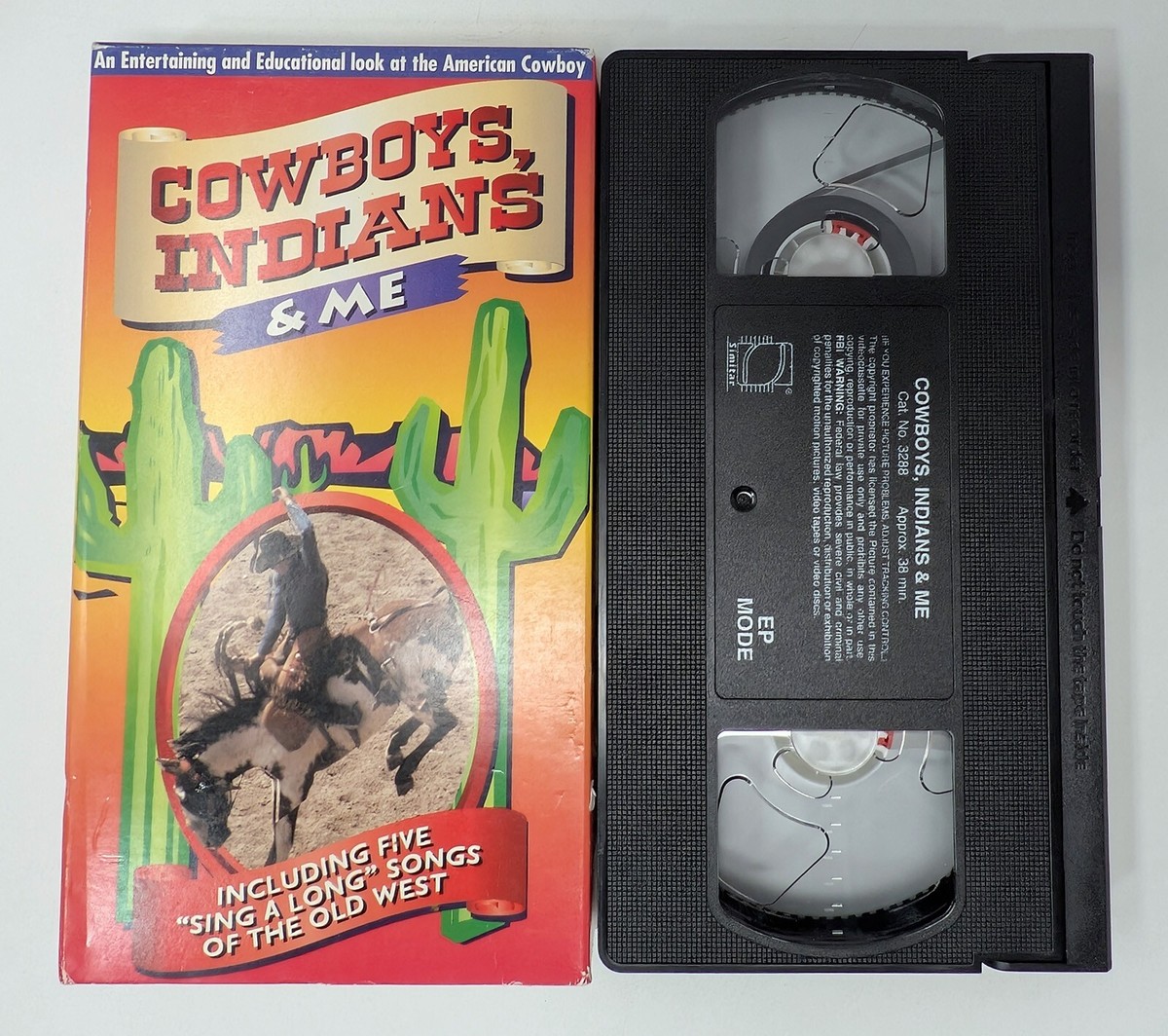 VHS: Cowboys Indians & Me: kids weird bizarre special interest