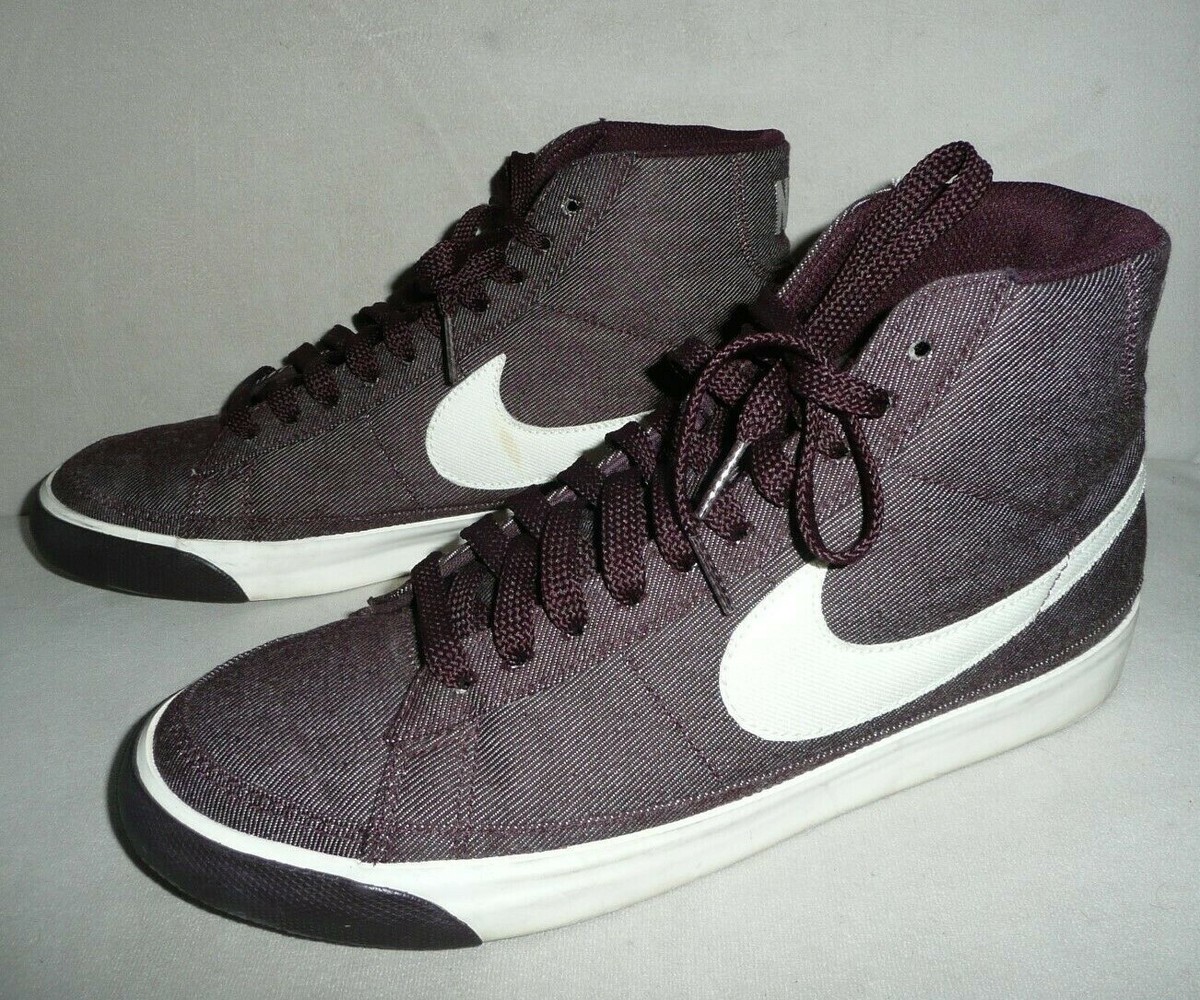 womens nike blazer mid vintage sneakers burgundy