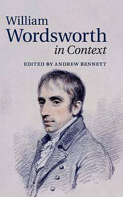 William Wordsworth Context Literature Context Hardcover Cambridge… 9781107028418