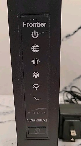 Arris Frontier NVG468MQ Ethernet Gateway Wi-Fi Modem Router Dual Band - Picture 2 of 8