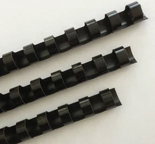  1/2" Plastic Binding Combs - "BLACK" - Set of 25