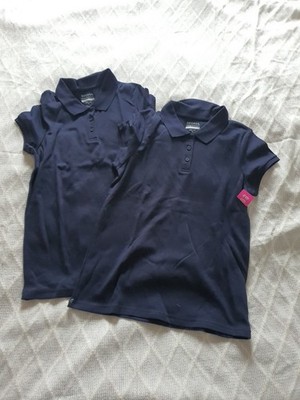 George Polo Shirts Lot 2 Sz 18 (2XL) Uniform Navy Shirt Juniors Top Blue School