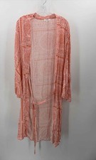 Pre-Owned Monte Orange Size XS/S Midi Long Sleeve Dress