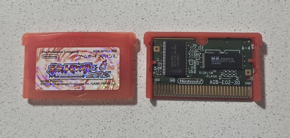 Pokemon Fire Red Japanese Gameboy Advance Cartridge  - Image 4 of 4