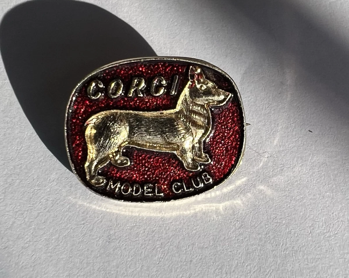 Insigne émaillé Original Corgi Model Club - Années 60 - 22x22 Mm - Fattorini & Son