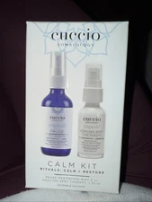 Cuccio Calm Kit Pause Mist Cooling Spot Therapy Peppermint Sage Green Tea