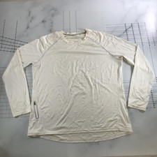 Coolibar Shirt Mens XL White Raglan Long Slee...