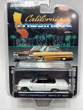 GREENLIGHT CALIFORNIA LOWRIDERS 1963 CHEVROLET IMPALA CONVERTIBLE CHASE CAR