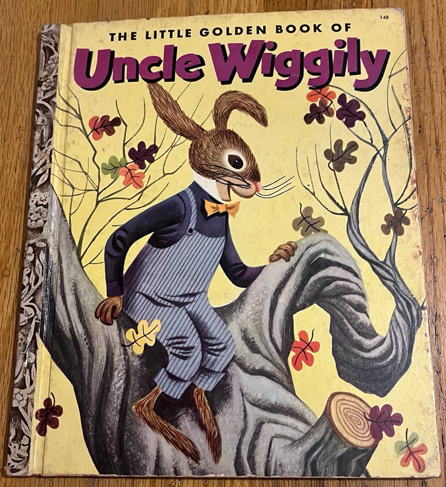 THE LITTLE GOLDEN BOOK OF UNCLE WIGGILY : Howard Garis : Mel Crawford : vintage