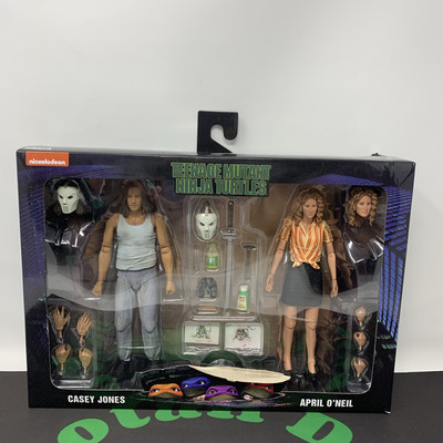 NECA Teenage Mutant Ninja Turtles April O'Neil & Casey Jones TMNT Movie Line