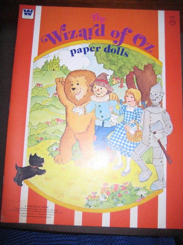 UNUSED 1976 Whitman The Wizard of Oz Paper Dolls
