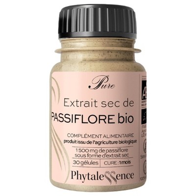 Phytalessence BIO-PASSIFLORE ist ein Nahrungsergänzungsmittel, das auf der Grund