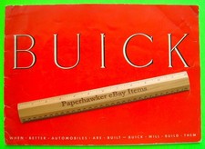 1934 Buick Huge Prestige 42-pg Color Catalog Brochure Phaetons Convertibles Vg 1934 Buick Huge Prestige 42-pg Color Catalog Brochure Phaetons Convertibles Vg