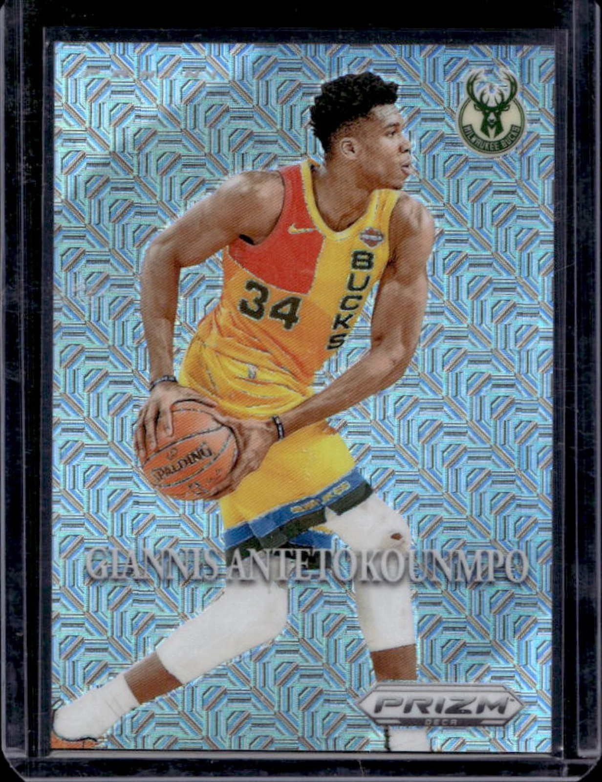 2023-24 Prizm Deca Giannis Antetokounmpo Most Valuable Players Mojo #12/25 Bucks