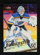 2025 Upper Deck Fleer Ultra SP Gold Rainbow Foil 1/1 Jordan Binnington Auto 17nu