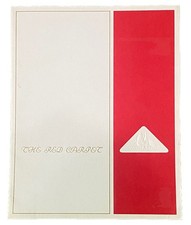 Vintage 1960s United Airlines The Red Carpet Airport Lounge Menu, Los Angeles CA