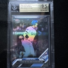 2024 Topp Now Platinum Member 1/1 763 Ohtani Bgs 9.5 Ohtani 1/1 Sick!!