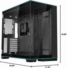 Lian Li O11D EVO RGB E-ATX Gaming Dual Chamber case - Black