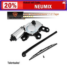 Wischermotor Heck Scheibenwischer Arm Spritzdüse für Audi A4 B7 Avant Schwarz