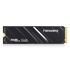 fanxiang 500GB NVMe SSD PCIe Gen4 M.2 SSD, Up to 4700 MB/s, 500GB, Black