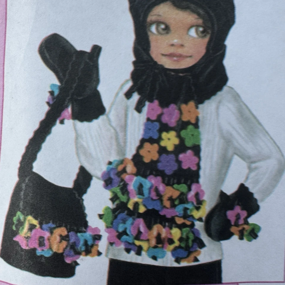 Simplicity Sewing Patterns 4444: 3 Sizes Miss & Child Hat & Mittens + Scarf, New - Image 4 of 4