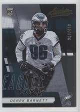 2017 Panini Absolute Rookie 284/499 Derek Barnett #160 gn1